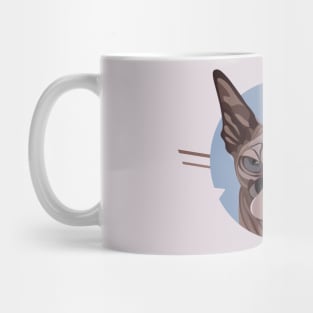 Angry Sphynx Cat Mug